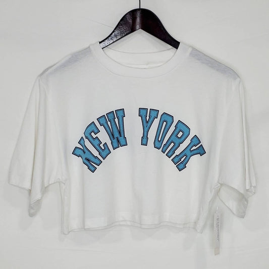 Abound "New York" Short Sleeve Cropped T-Shirt