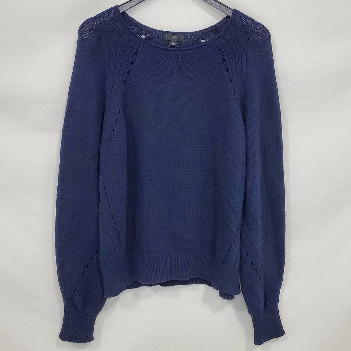 J. Crew Scoop Neck Cable Knit Women's Sweater