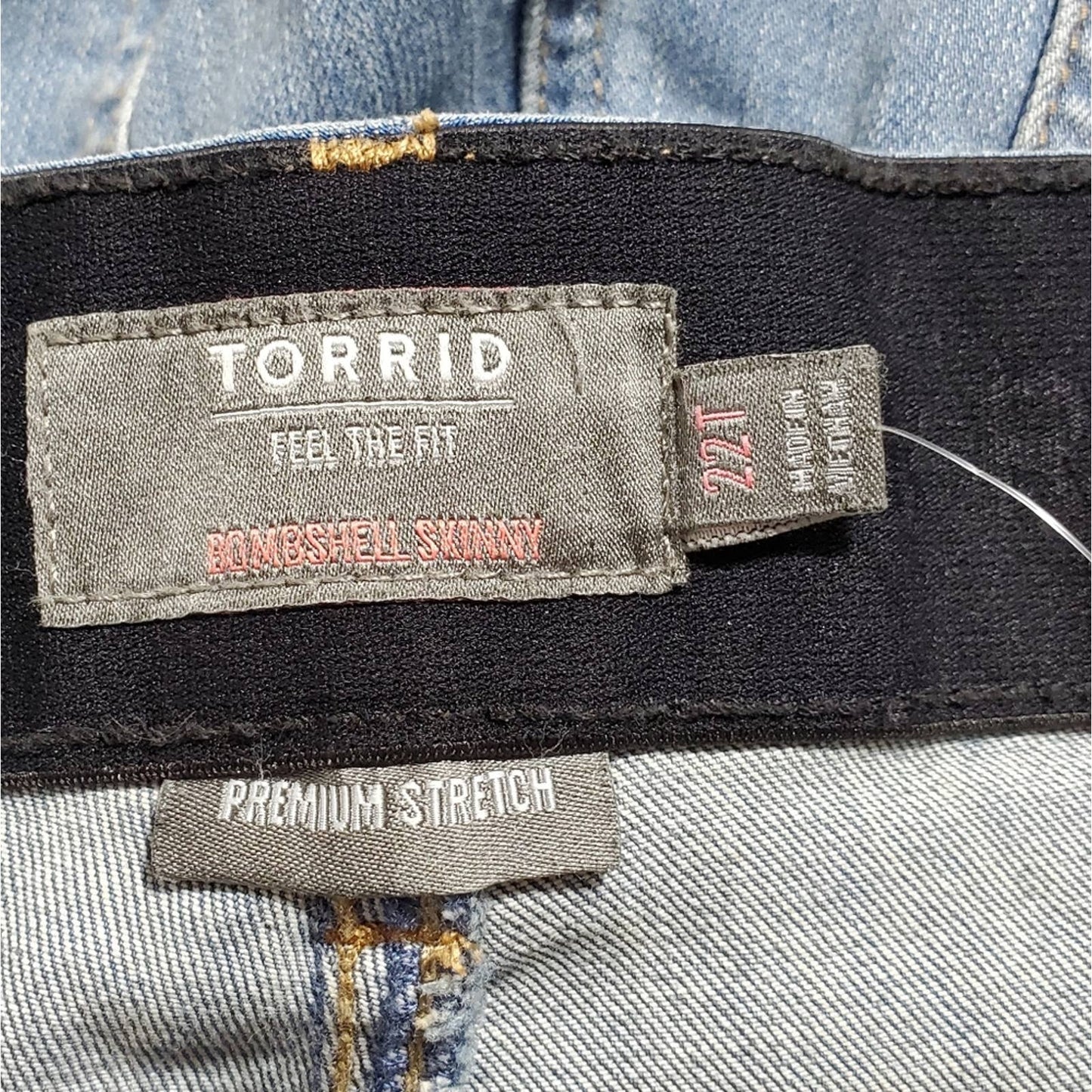 Torrid Bombshell Skinny High-Rise Distressed Women's Jeans